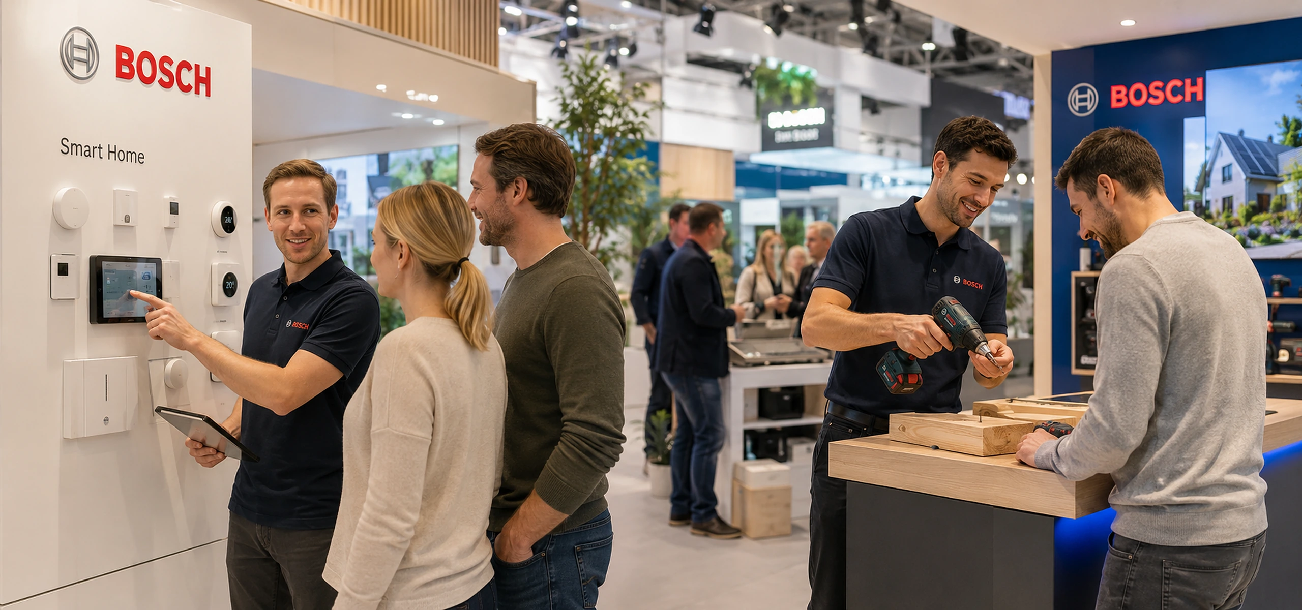 Bosch Smart Home — Produktdemonstration im Kundengespräch
