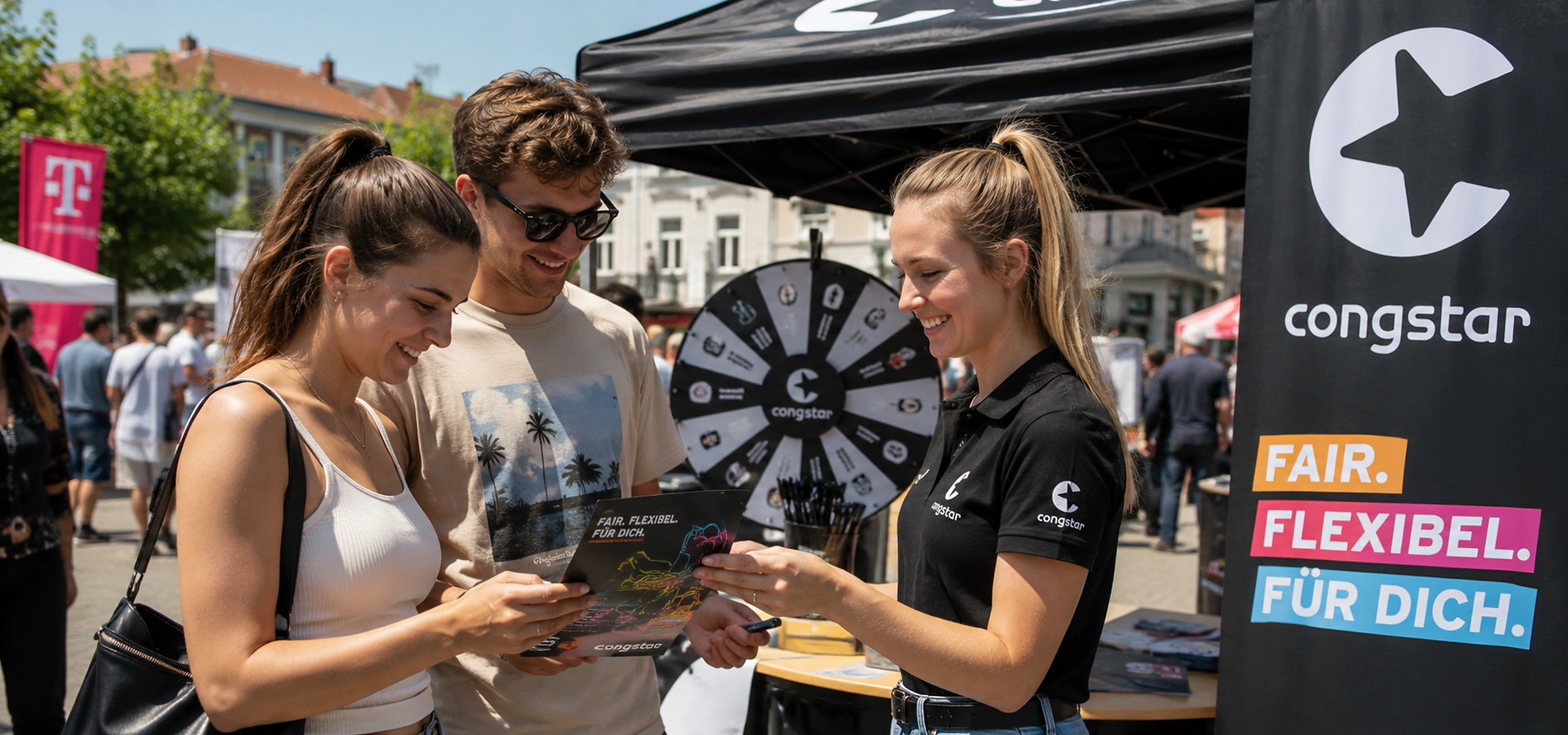 Congstar Gewinnspiel — Outdoor-Event