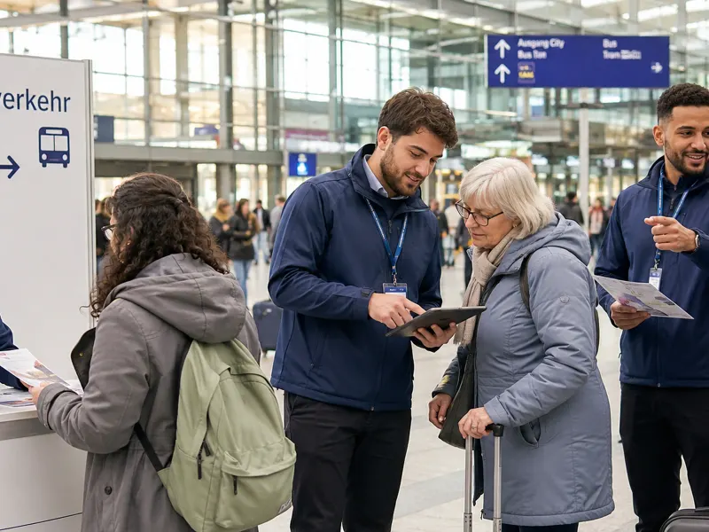 Promotionpersonal — Deutsche Bahn Ersatzverkehr-Infopoint