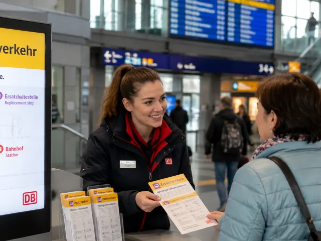Deutsche Bahn — Reisendenberatung am Bahnhof