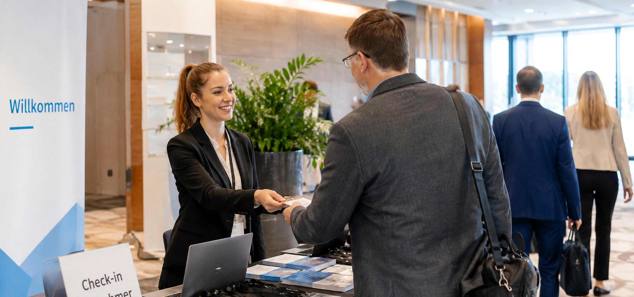 Konferenz — Lobby Check-in