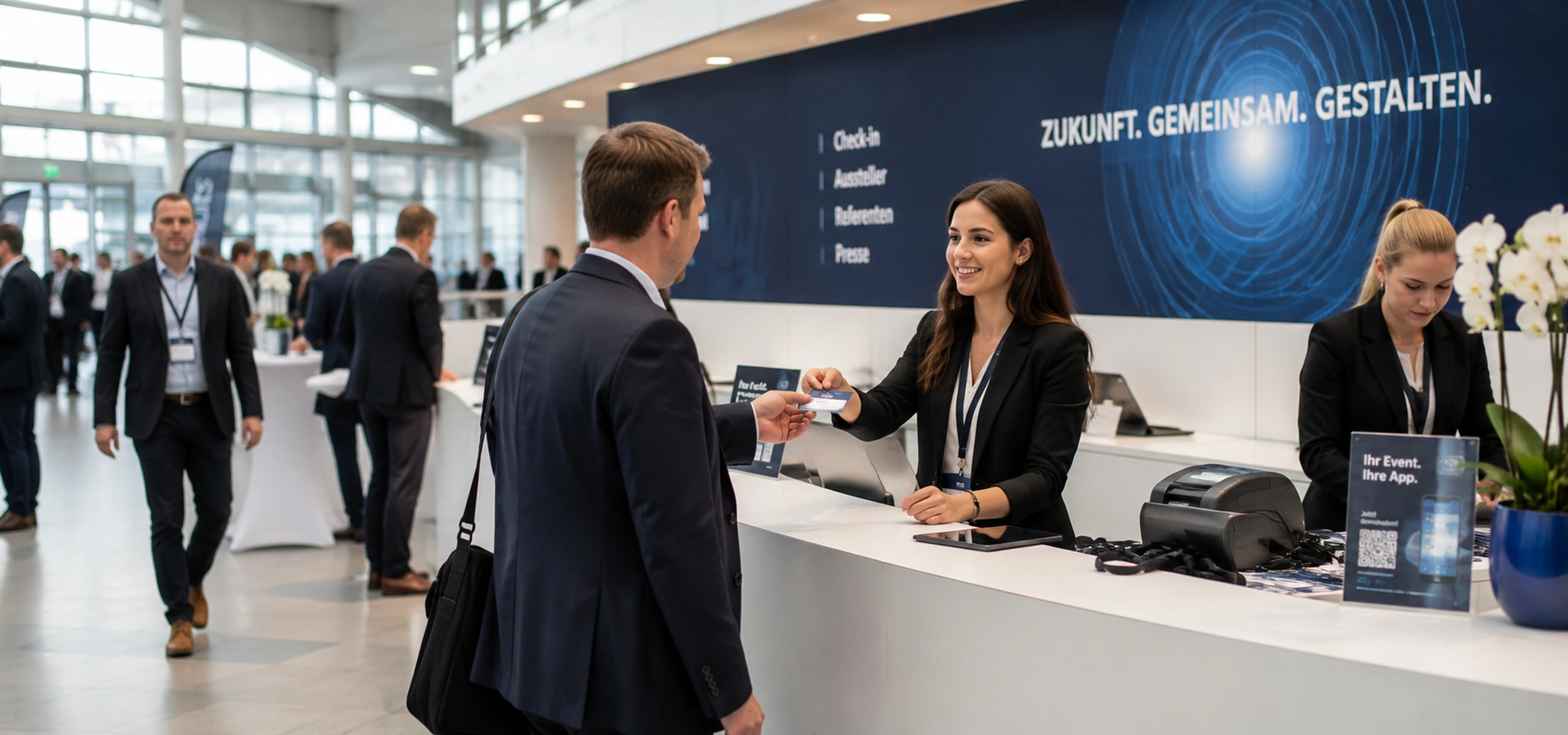 Kongress — Check-in Counter
