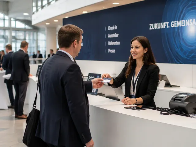 Kongress — Check-in Counter