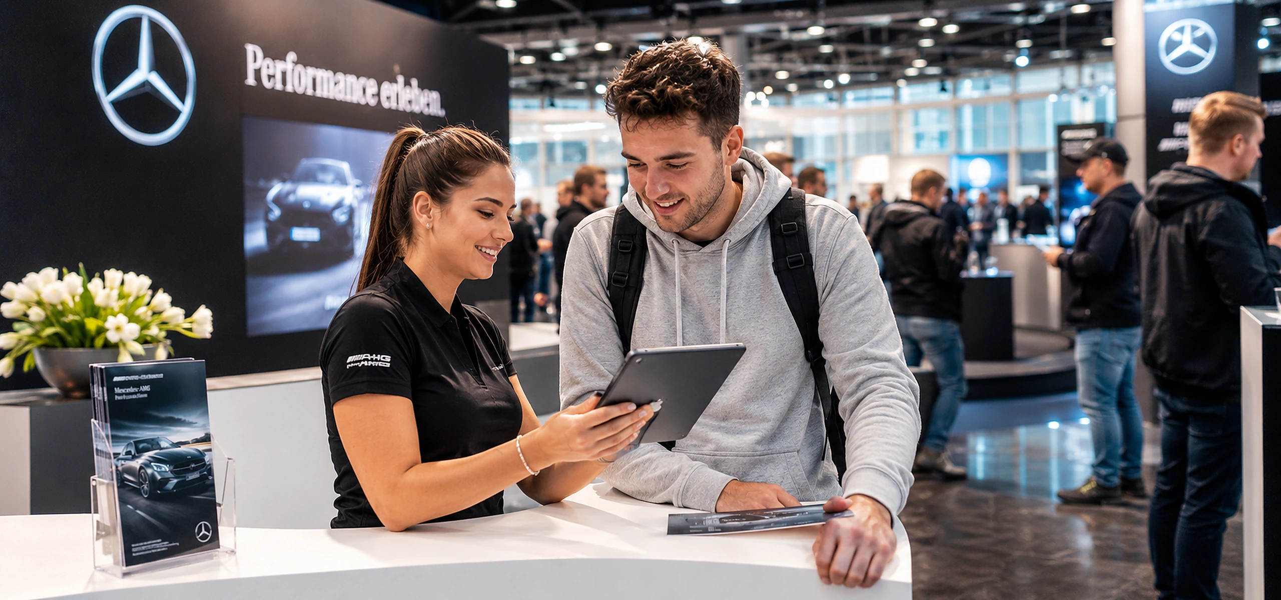 Mercedes-Benz Automesse — Tabletberatung