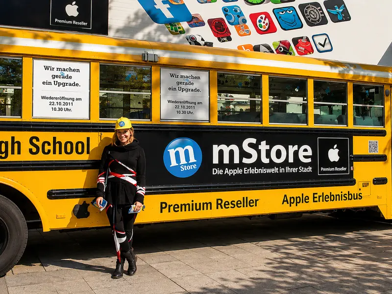 Roadshow — mStore Apple IT-Roadshow Erlebnisbus