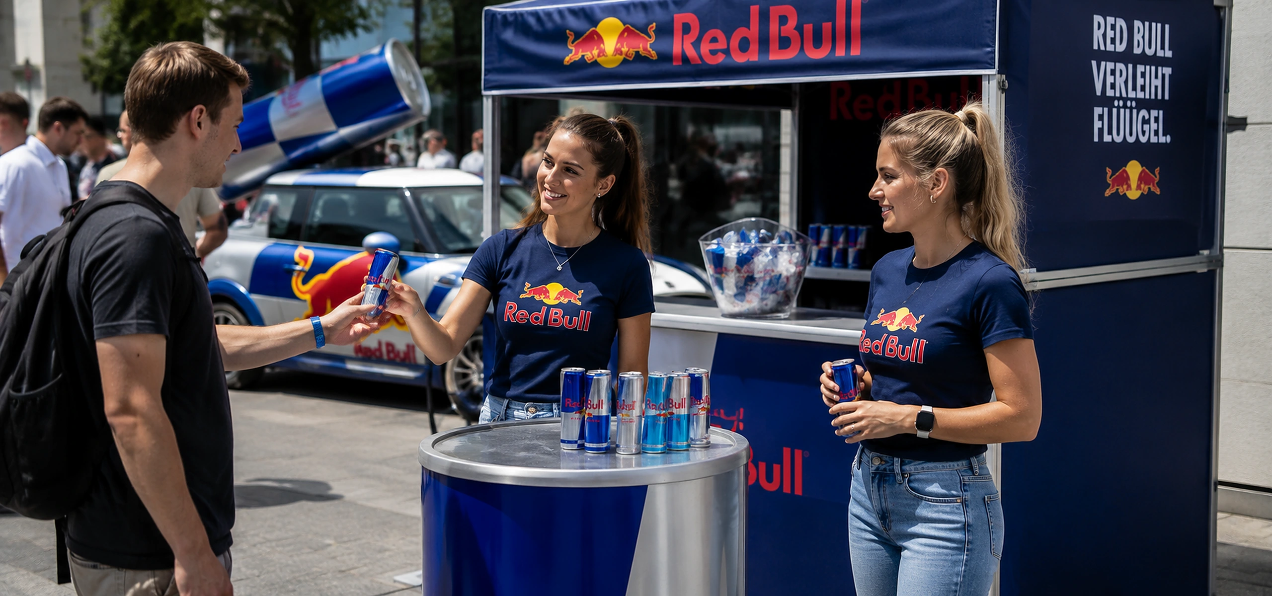 Red Bull Energy Drink — Outdoor-Sampling