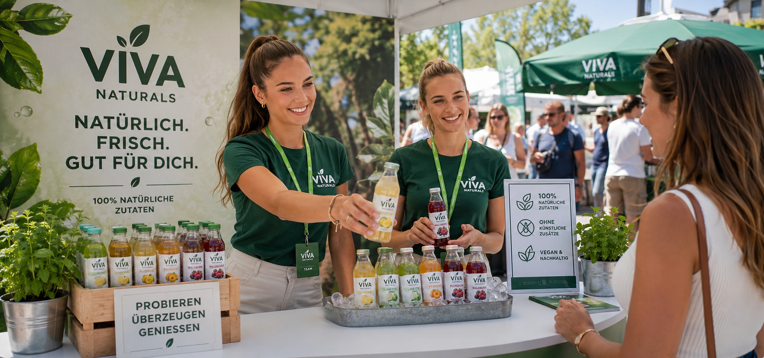 Viva Naturals Getränke-Sampling